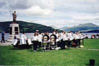 We played by Loch Fyne in Inveraray