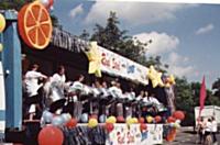 A well decorated float!